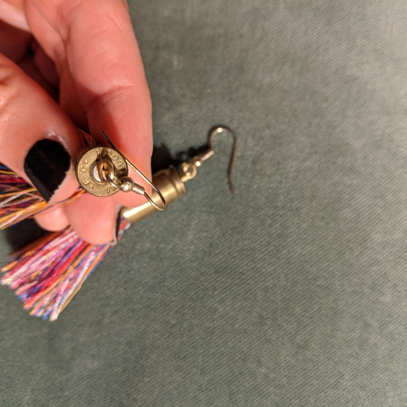 Repurposed casing earrings - Picture 3 of 3